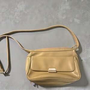 Chic Beige Crossbody Bag Adjustable Strap